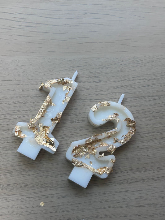Birthday Candles (gold flake)